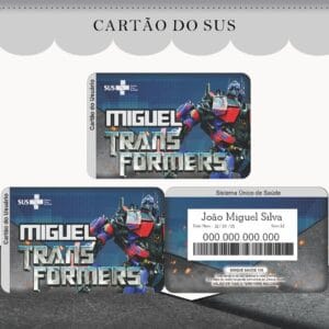 Cartão Sus Transformes