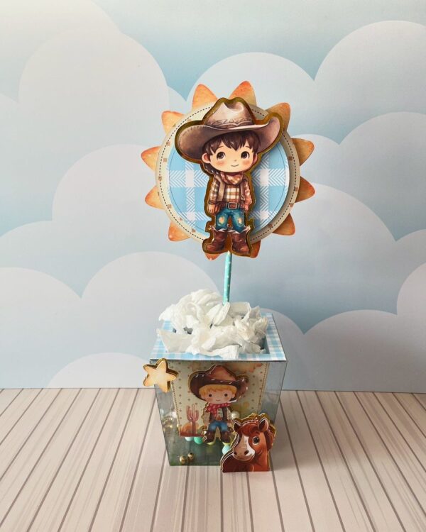 Centro de Mesa Cowboy Menino