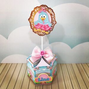Centro De Mesa Galinha Pintadinha Menina
