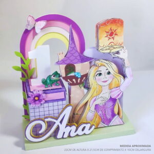 Centro de Mesa Luxo Rapunzel - Studio e pdf