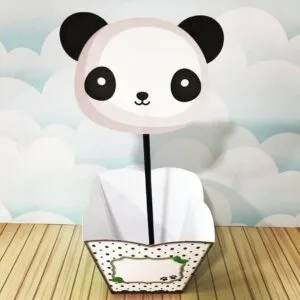 Centro De Mesa Panda Menino 20 Centro De Mesa Panda Menino
