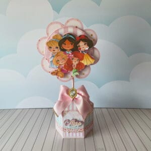 Centro de Mesa Princesas Menina