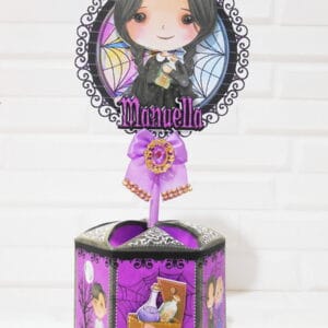 Centro de Mesa Wandinha Roxo