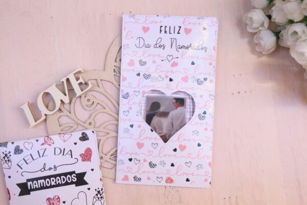 Chaveiro Card Dia dos Namorados