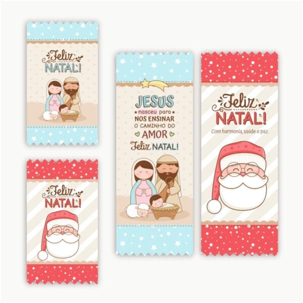 Chocolates Barra 90g e Kitkat Natal