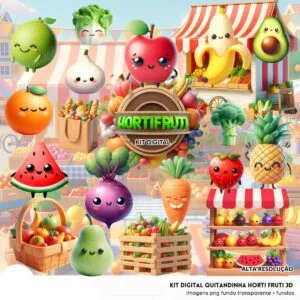 Cliparts Hortifruti Imagens Png Frutas Fofas Morango Abacate