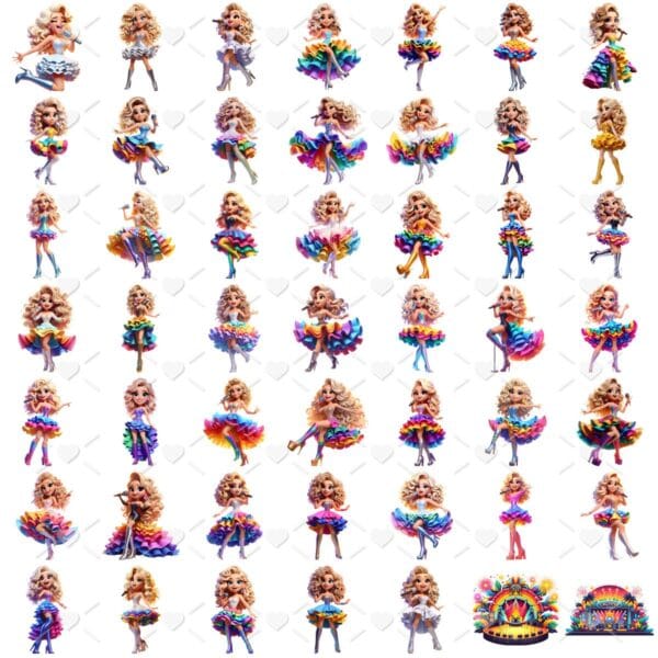 Cliparts Joelma Calypso Imagens Png 3D Cute Bonequinha