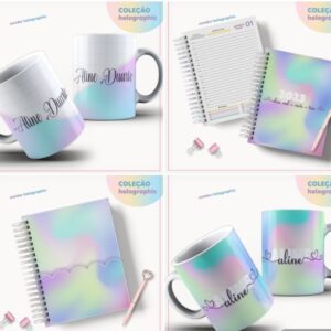 Coleção Agendas Holographic - Datada 2023