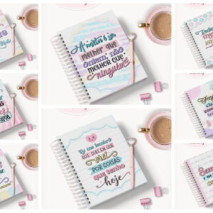 Coleção Agendas Lettering Feminino - Arquivo Digital 7 Coleção Agendas Lettering Feminino - Arquivo Digital
