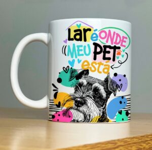 Coleção Artes para Sublimação Caneca Pets