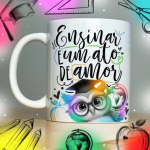 Coleção Artes para Sublimação Caneca Prof