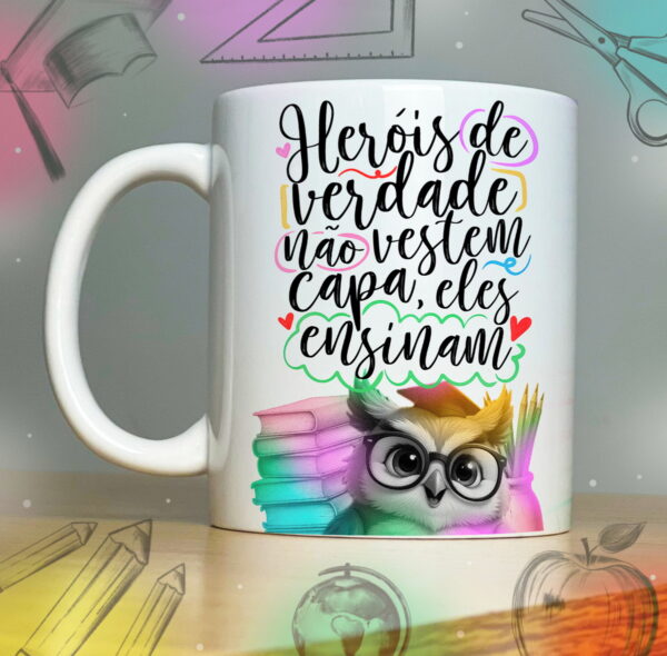 Coleção Artes para Sublimação Caneca Prof