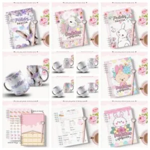 Coleção Cadernos Pedidos Páscoa 7 Coleção Cadernos Pedidos Páscoa