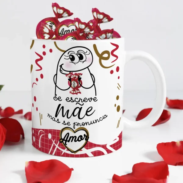 Coleção de Arte para Caneca Dia das Mães - Flork Chocolate