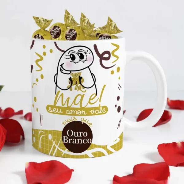 Coleção de Arte para Caneca Dia das Mães - Flork Chocolate