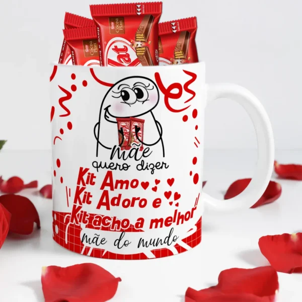 Coleção de Arte para Caneca Dia das Mães - Flork Chocolate
