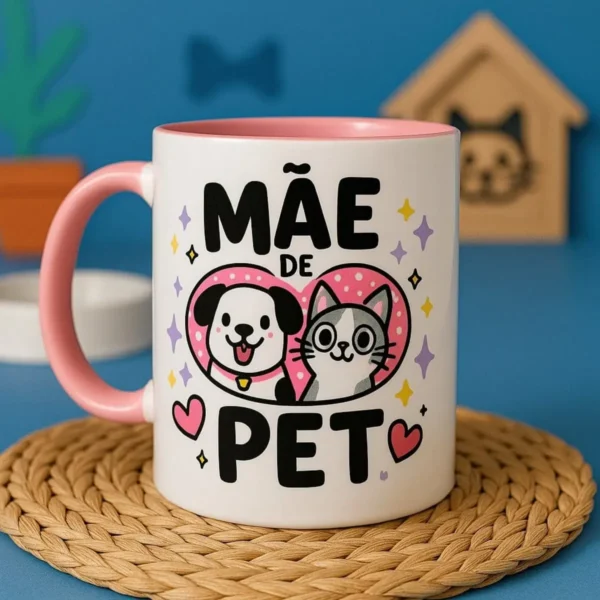 Coleção de Designs para Canecas do Dia das Mães em JPG
