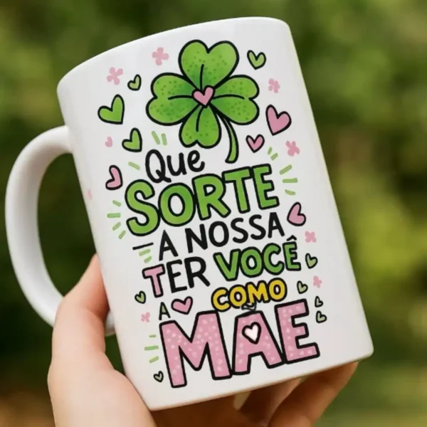 Coleção de Designs para Canecas do Dia das Mães em JPG