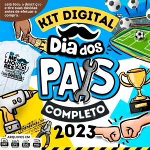 Coleção Dia dos Pais 2023 Ilustrações P Personalizados