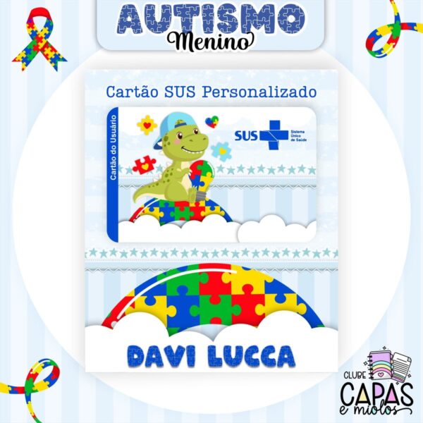 Coleção Encadernação Autismo Menino