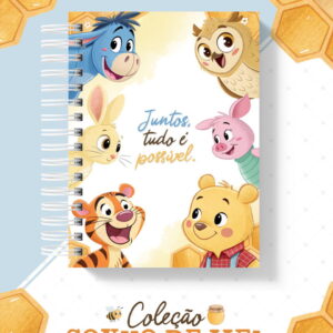 Coleção Escolar Pooh - Arquivos Encadernação