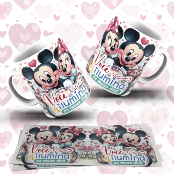 Coleção Exclusiva de Artes para Caneca Dia dos Namorados