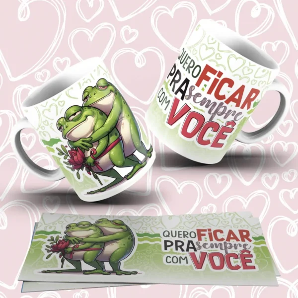 Coleção Exclusiva para Canecas de Dia dos Namorados