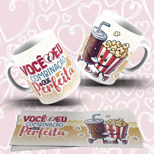 Coleção Exclusiva para Canecas de Dia dos Namorados