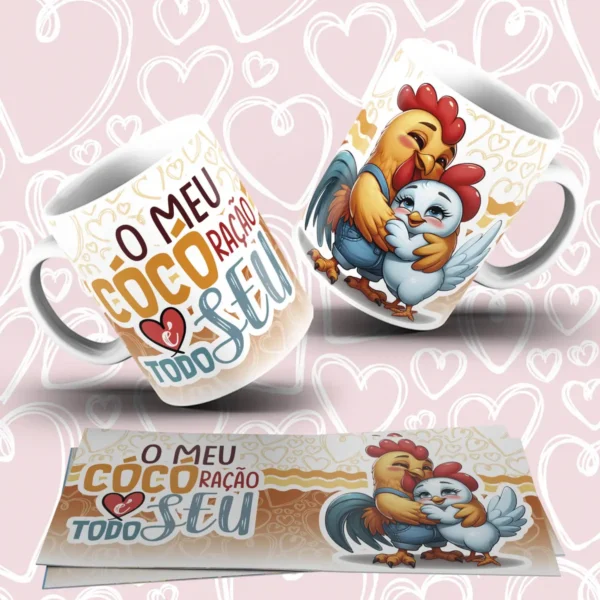 Coleção Exclusiva para Canecas de Dia dos Namorados