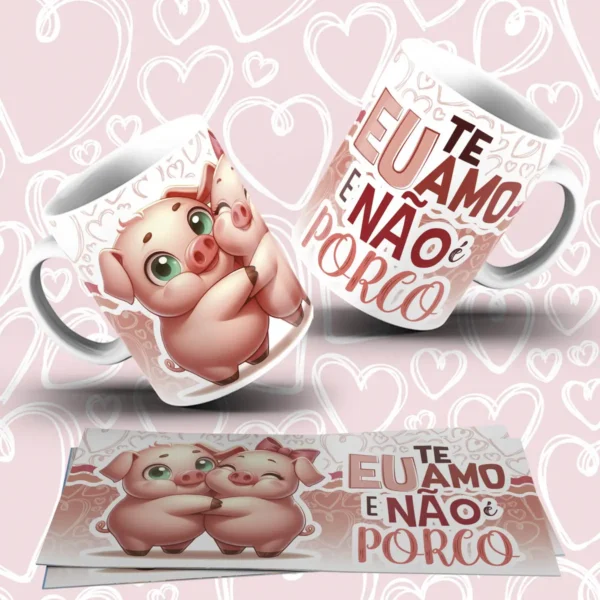 Coleção Exclusiva para Canecas de Dia dos Namorados