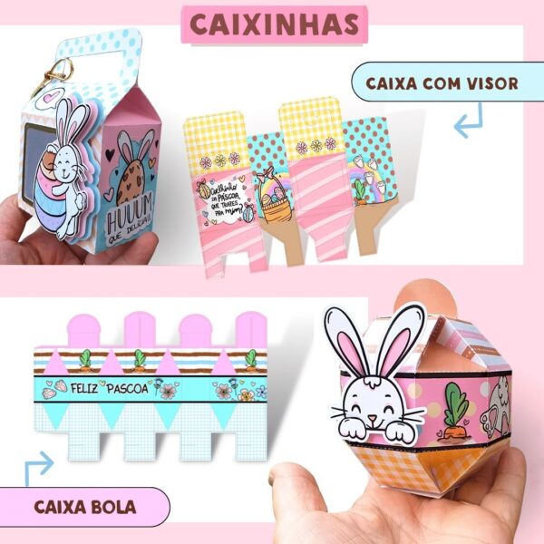 Coleção Mimos De Páscoa 2023 Frases Ilustrações Embalagens