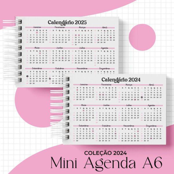 Coleção Mini Agenda A6
