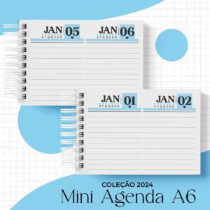 Coleção Mini Agenda A6