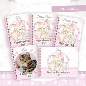 Coleção Pet Gatinha Rosa
