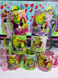 Coleção Shrek Namorados - Png