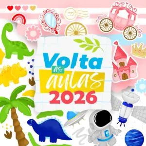 Coleção Volta às Aulas 2026 para Sublimação Escolar