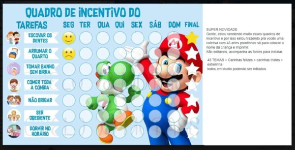 Coletiva Quadros Incentivos Infantil