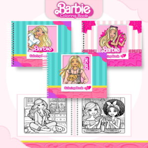 Colorindo Book Barbie - Arquivo Digital