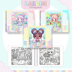 Colorindo Book Jardim - Arquivo Digital