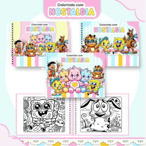 Colorindo Book Nostalgia - Arquivo Digital