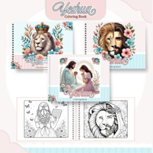 Colorindo Book Yeshua Feminina - Arquivo Digital