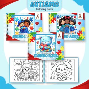 Coloring Book Autismo Menino