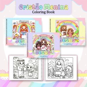 Coloring Book Cristão Menina