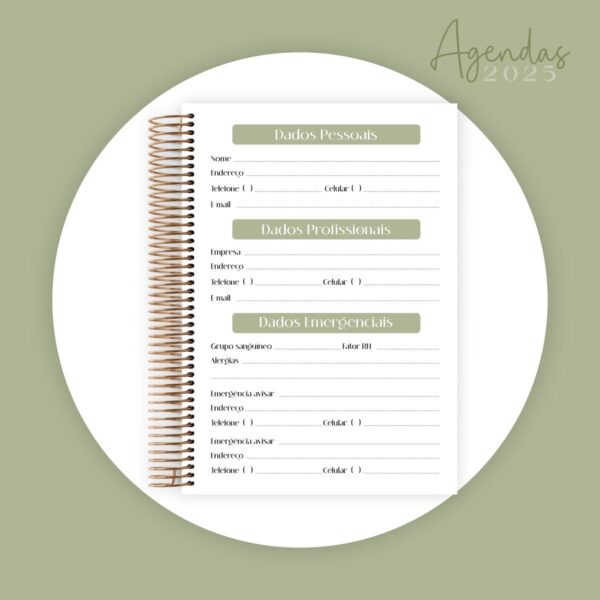 Combo Agendas 2025 Monogramas