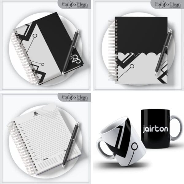 Combo Agendas Clean Masculina 2023