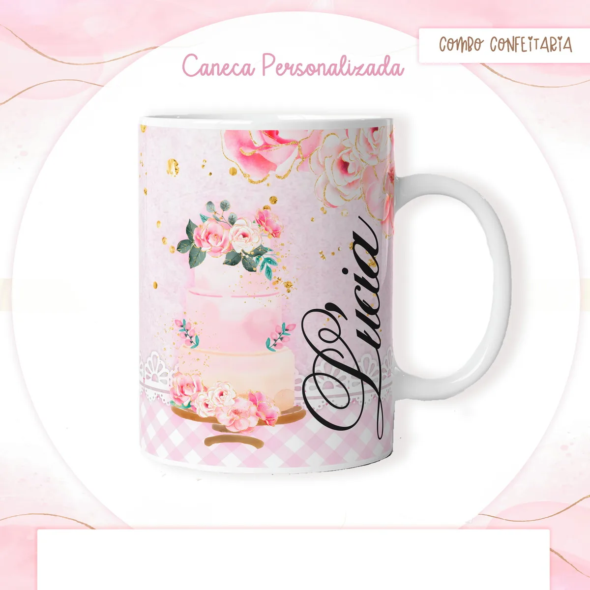 Combo Artes Caneca Confeitaria 3 Combo Artes Caneca Confeitaria