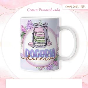 Combo Artes Caneca Confeitaria