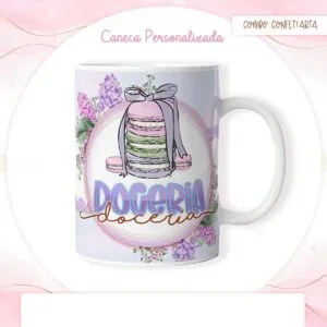 Combo Artes Caneca Confeitaria 29 Combo Artes Caneca Confeitaria