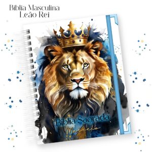 Combo Bíblia Masculina Leão