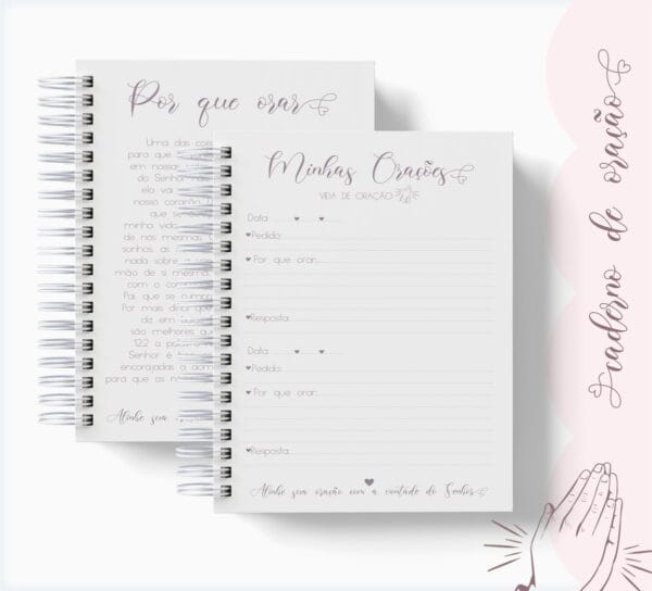 Combo Caderno de Oração
